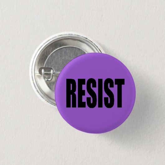 "RESIST" RONDE BUTTON 3,2 CM (Voorkant /achterkant)