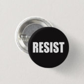 "RESIST" RONDE BUTTON 3,2 CM (Voorkant /achterkant)