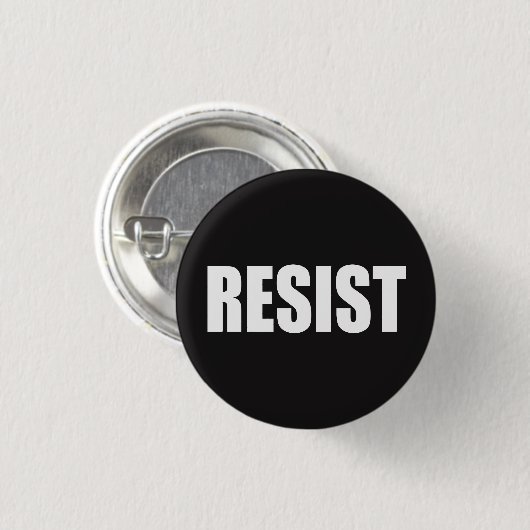 "RESIST" RONDE BUTTON 3,2 CM (Voorkant /achterkant)