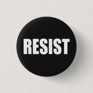 "RESIST" RONDE BUTTON 3,2 CM