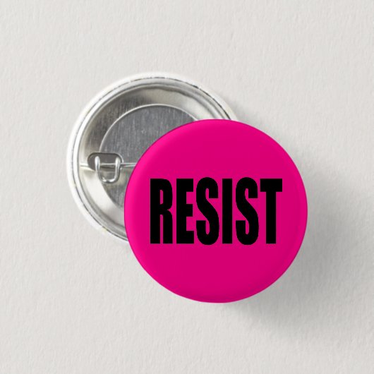 "RESIST" RONDE BUTTON 3,2 CM (Voorkant /achterkant)