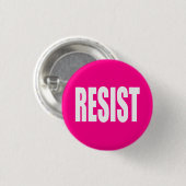 "RESIST" RONDE BUTTON 3,2 CM (Voorkant /achterkant)