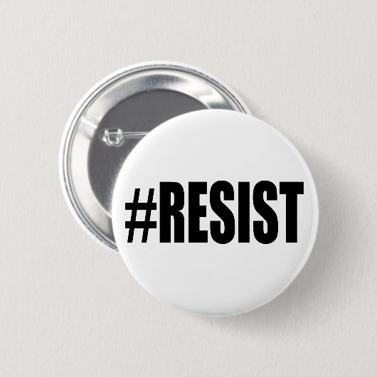 #RESIST RONDE BUTTON 5,7 CM (Voorkant /achterkant)