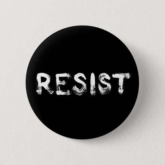 RESIST RONDE BUTTON 5,7 CM (Voorkant)