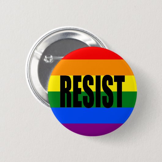 "RESIST" RONDE BUTTON 5,7 CM (Voorkant /achterkant)