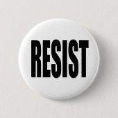 RESIST RONDE BUTTON 5,7 CM (Voorkant)