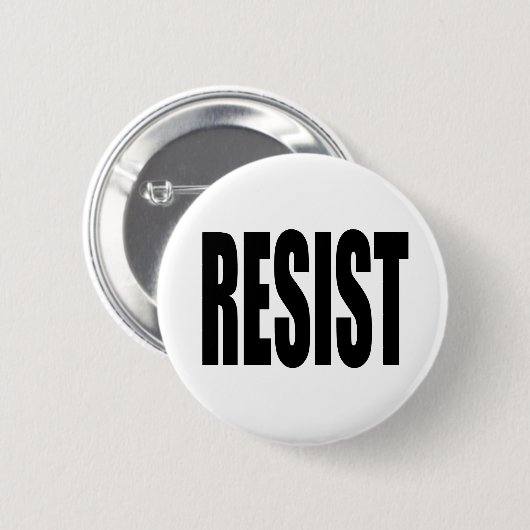 RESIST RONDE BUTTON 5,7 CM (Voorkant /achterkant)