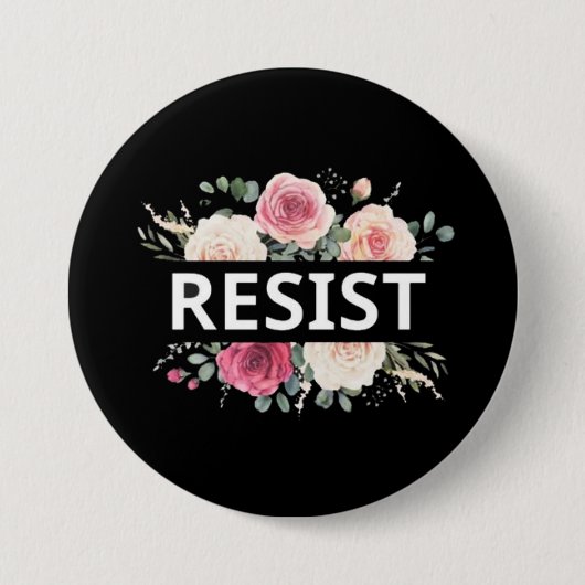 resist ronde button 7,6 cm (Voorkant)