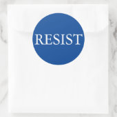 RESIST-ronde sticker (Tas)