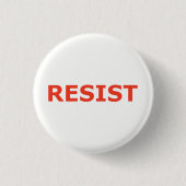 RESIST - rood alarm Ronde Button 3,2 Cm (Voorkant)