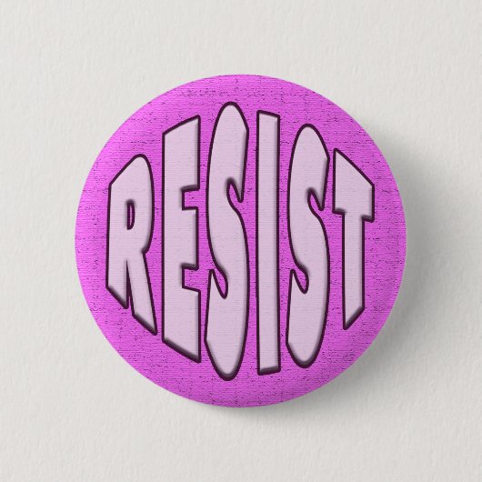Resist - Roze Button (Voorkant)