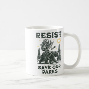 Resist Save Our Parks Alt US National Parks Beer T Koffiemok