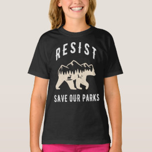 Resist Save Our Parks Alt US National Parks Beer T-shirt