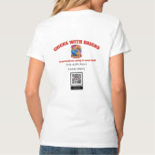 Resist, smash the patriarchy, Feminist, protest  T T-shirt (Achterkant)