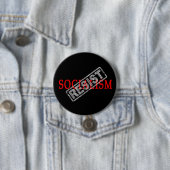 Resist Socialisme knop Ronde Button 7,6 Cm (In situ)