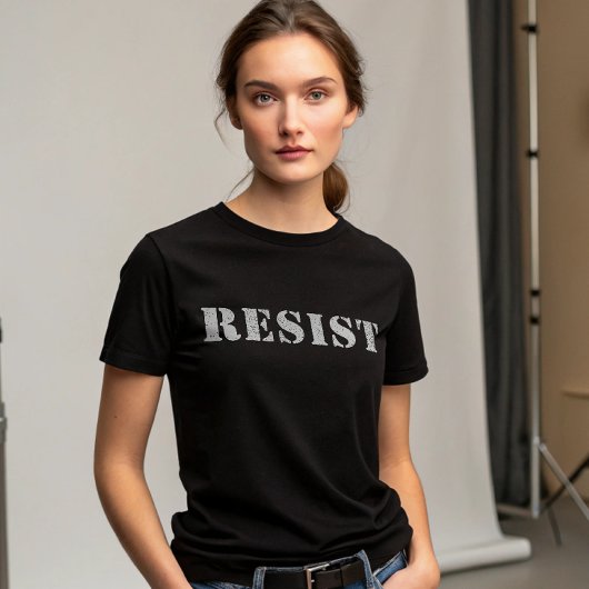 RESIST - Sta op voor uw rechten Protestmars T-shirt