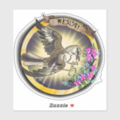 Resist State Bird Arkansas Mockingbird Sticker (Vel)