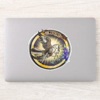 Resist State Bird Texas Mockingbird Sticker