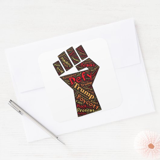 Resist Sticker (Envelop)