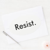 Resist Sticker (Envelop)