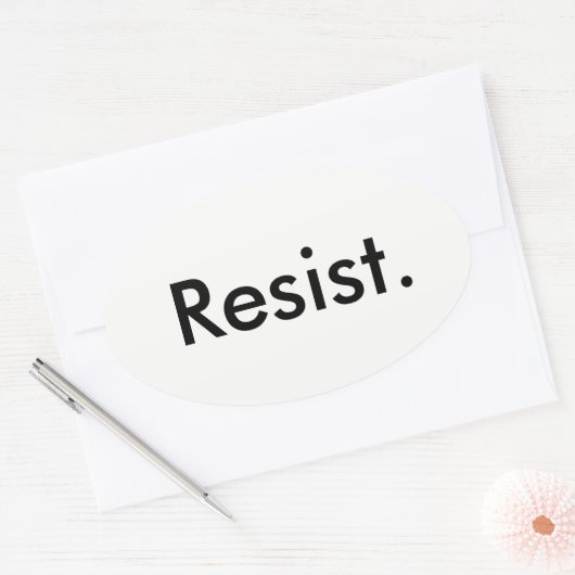 Resist Sticker (Envelop)