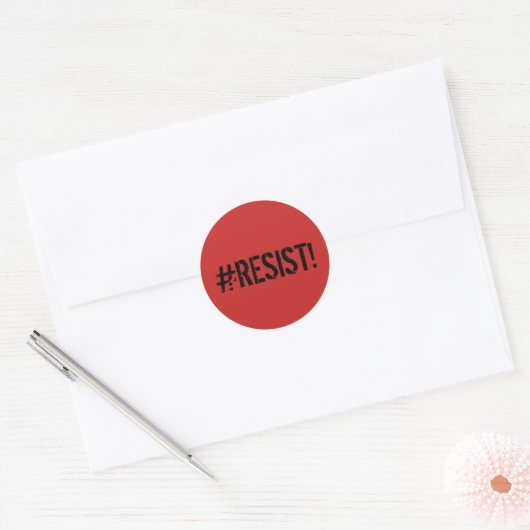 "#RESIST" Sticker Decal (Envelop)
