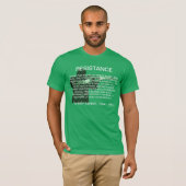 RESIST! T-SHIRT (Voorkant volledig)