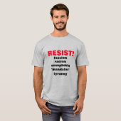 RESIST! T-SHIRT (Voorkant volledig)