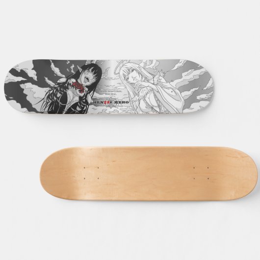 Resist temptation persoonlijk skateboard (Horizontaal)