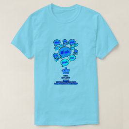 Resist the devil - Blue Logo - T-shirt