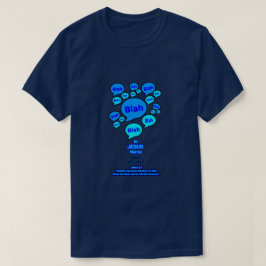 Resist the devil - Blue Logo - T-shirt