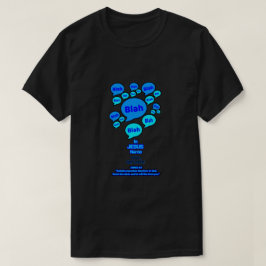 Resist the devil - Blue Logo - T-shirt