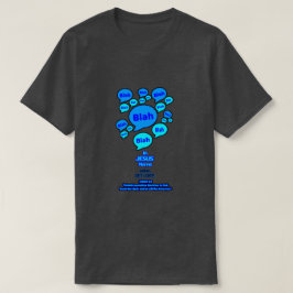 Resist the devil - Blue Logo  T-shirt