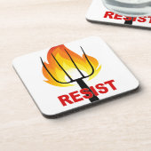 Resist Torch en Pitchfork Drankjes Onderzetter (Linkerzijde)
