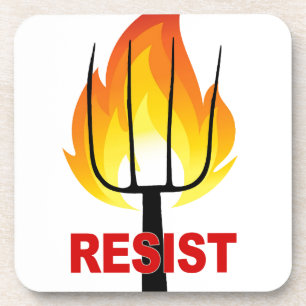 Resist Torch en Pitchfork Drankjes Onderzetter