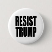 "RESIST TRUMP" RONDE BUTTON 5,7 CM (Voorkant)