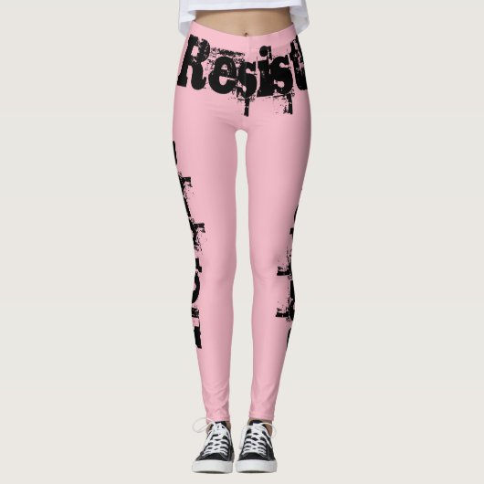 Resist van vrouwenrechten leggings (Voorkant)