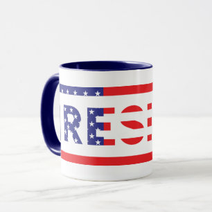 RESIST   Verenigde Staten-vlag Mok