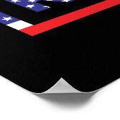 RESIST | Verenigde Staten-vlag Poster (Hoek)