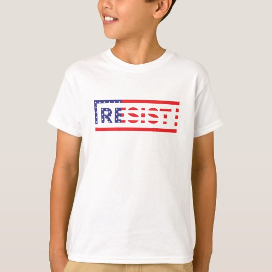 RESIST | Verenigde Staten-vlag T-shirt (Voorkant)