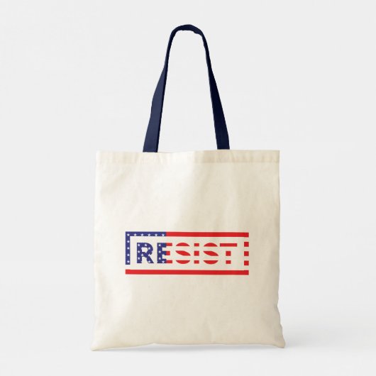 RESIST | Verenigde Staten-vlag Tote Bag (Achterkant)