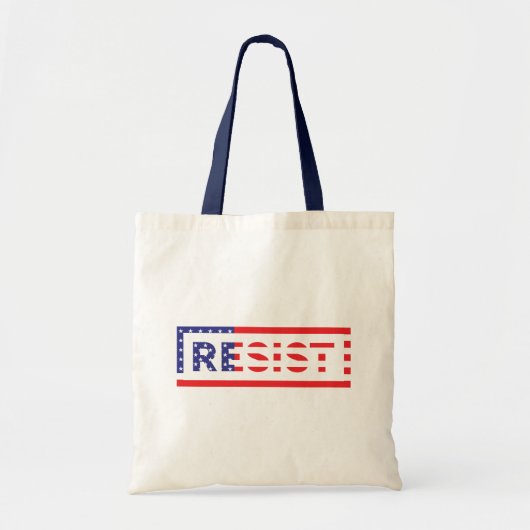 RESIST | Verenigde Staten-vlag Tote Bag (Voorkant)