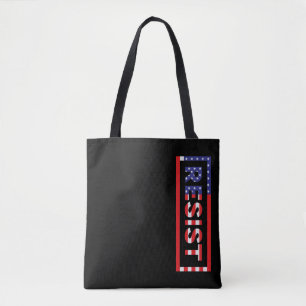 RESIST   Verenigde Staten-vlag Tote Bag