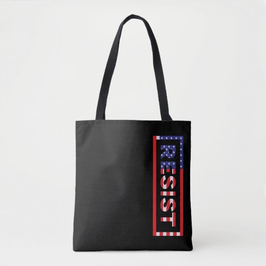 RESIST | Verenigde Staten-vlag Tote Bag (Voorkant)