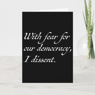 Resist With Fear For Our Democracy I Dissent  Kaart