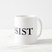 RESIST witte mok (Voorkant rechts)