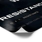 RESISTANCE - Amnesia - Club  Perfect Poster (Hoek)