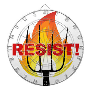 Resistance Torch and Pitchfork Dartbord
