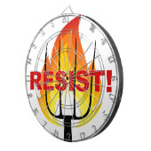 Resistance Torch and Pitchfork Dartbord (Voorkant Rechts)