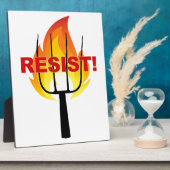 Resistance Torch and Pitchfork Fotoplaat (Zijkant)